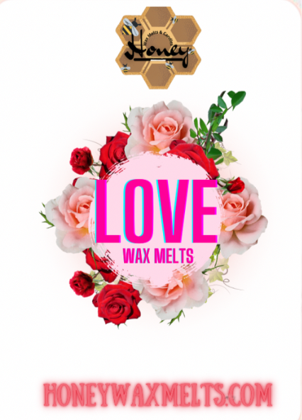 LOVE Wax Melt: Patchouli +Rose+Ylang Ylang Fragrances